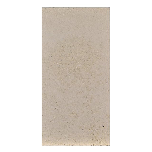 A moulded fireclay firebrick measuring 250 by 124 millimetres and 20 millimetres thick