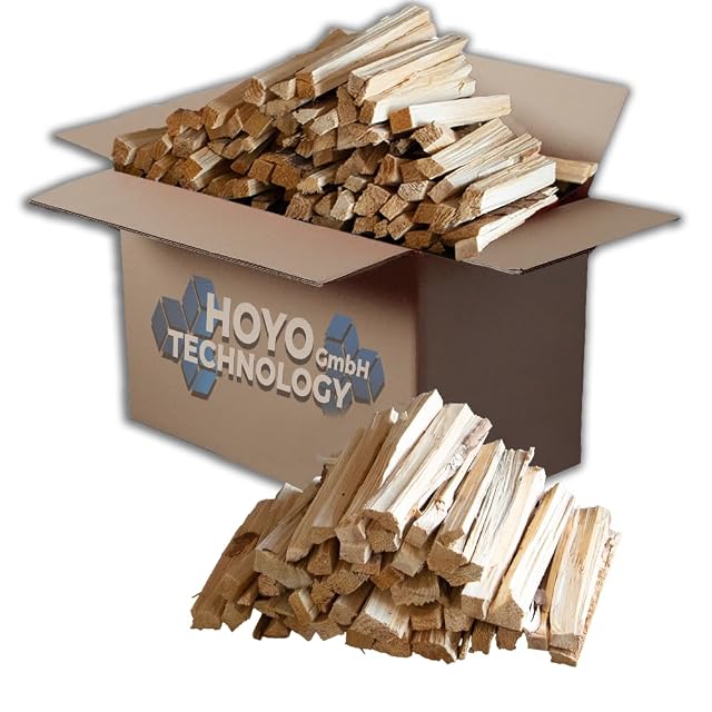 A 31.5 kg quantity of dry kindling sticks 25 cm long and two to four centimetres thick